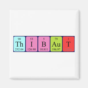 Thibaut periodic table name magnet