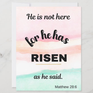 Thick Card Pastel Color Easter Collection