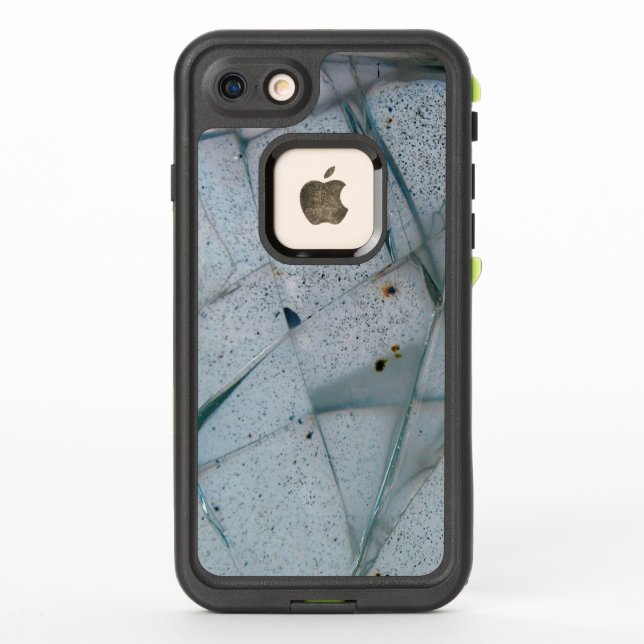 Thick Cracked Glass LifeProof iPhone Case (Back)