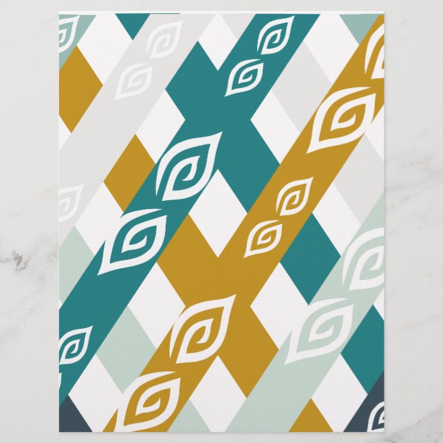 Thick Diagonal line Pattern: (Front)