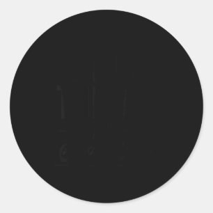 Thick Thighs And , Funny Saying Quote Gift  Classic Round Sticker