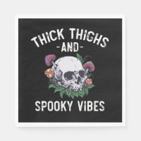 Thick Thighs And Spooky Vibes Halloween Matching