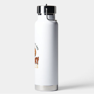 Thick Thighs And Spooky Vibes Pumpkin Halloween De Water Bottle