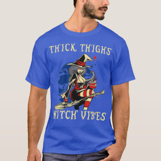 Thick Thighs Witch Vibes Ramen Noodle Costume Hall T-Shirt