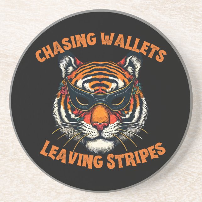 Thief tiger coaster (Front)