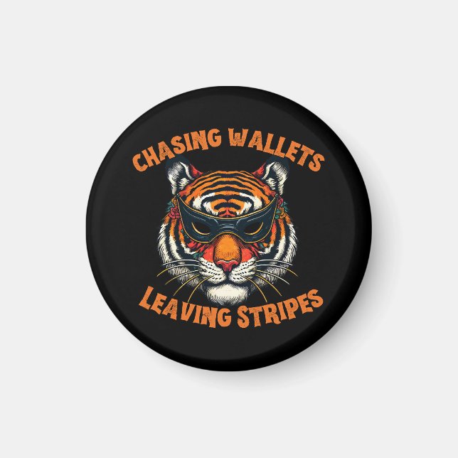 Thief tiger magnet (Front)