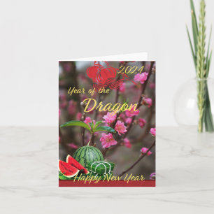 Thiep Tết Chúc Mừng Năm Mới Happy New Year 2024 Card