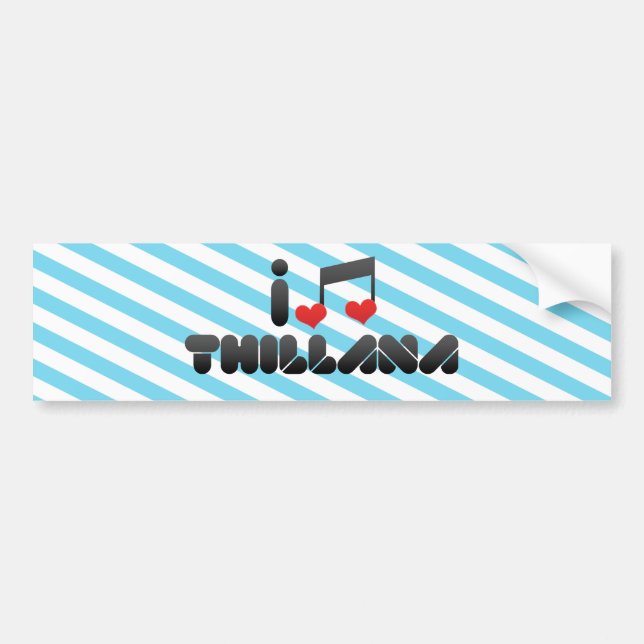 Thillana Bumper Sticker (Front)