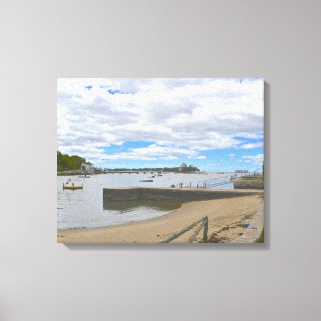 Thimble Island Wrapped Canvas (Front)