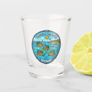 Thimble Islands, Connecticut Connecticut Shot Glass