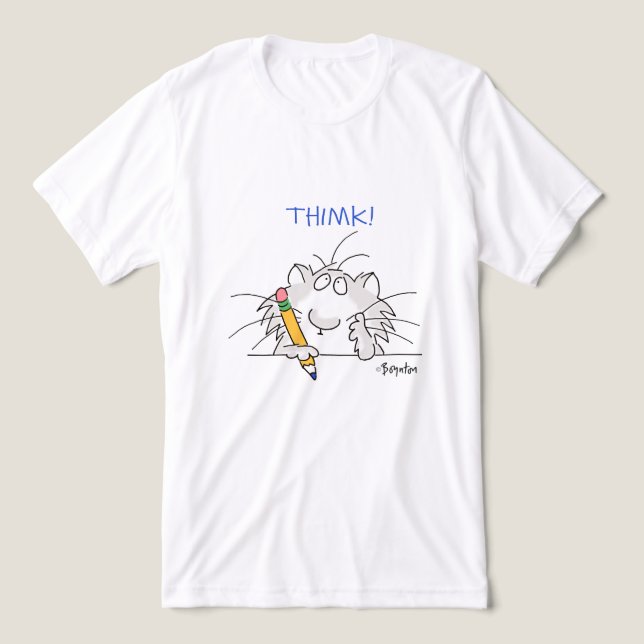 THIMK! by Boynton Tri-Blend Shirt (Design Front)