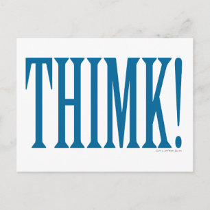 THIMK! POSTCARD