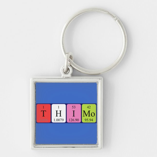 Thimo periodic table name keyring (Front)