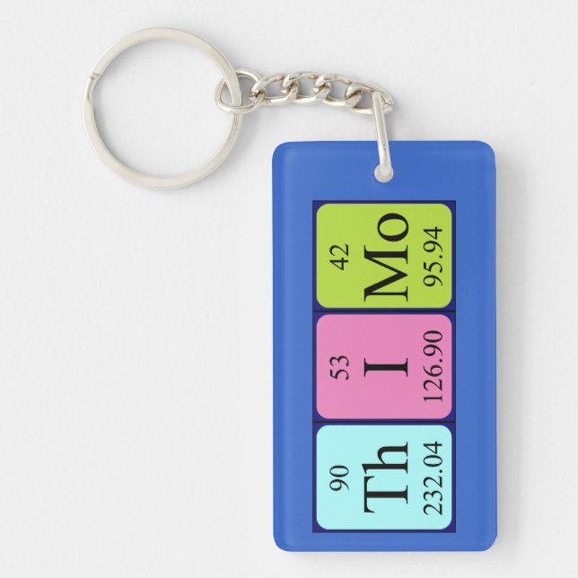 Thimo periodic table name keyring (Front)