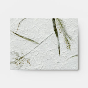 Thin blades of grass Japanese rice paper Envelopes