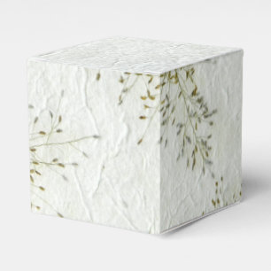 Thin blades of grass Japanese rice paper Favor Box