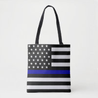 Thin Blue/Grey Line Flag