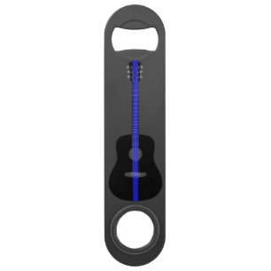Thin Blue Line Acoustic Guitar Bar Key