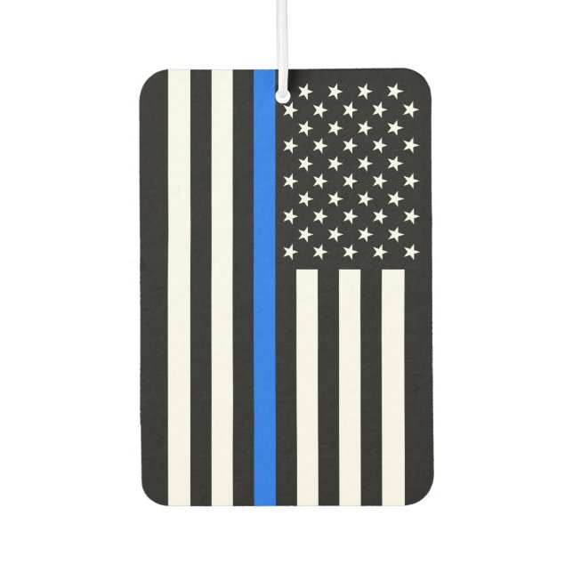 "THIN BLUE LINE" AIR FRESHENER (Front)