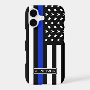 Thin Blue Line American Flag