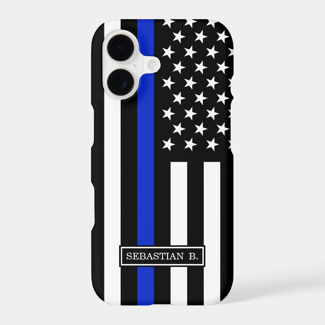 Thin Blue Line American Flag (Back)