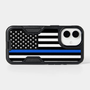 Thin Blue Line American Flag