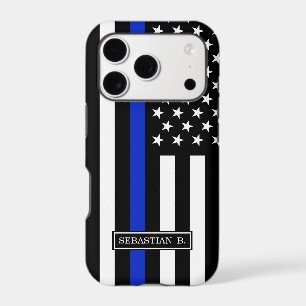 Thin Blue Line American Flag