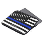Thin Blue Line American Flag