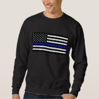 Thin Blue Line American Flag
