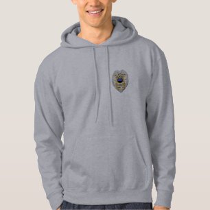 Thin Blue Line Badge Hoodie