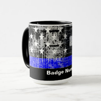 Thin Blue Line Badge# Mug
