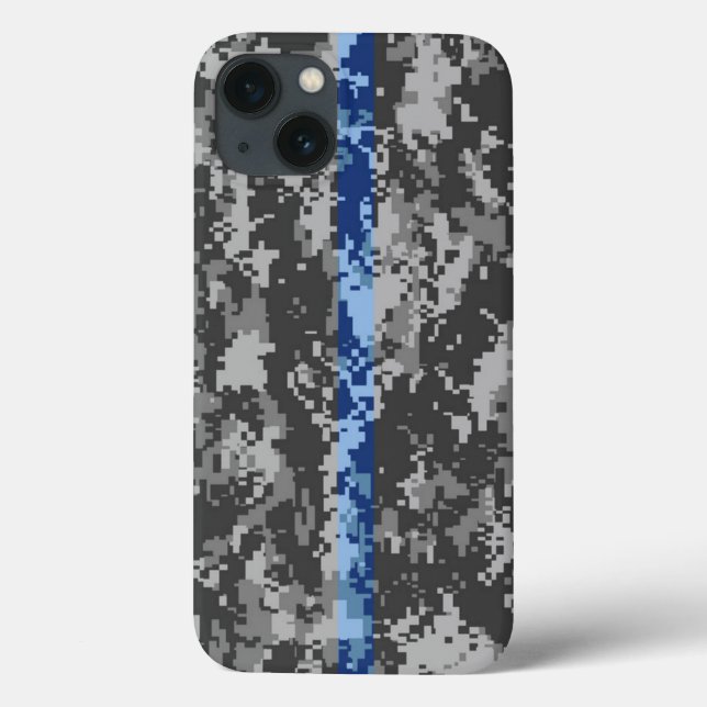 Thin Blue Line Camo iPhone 6 Case (Back)
