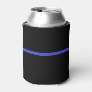 Thin blue line can cooler
