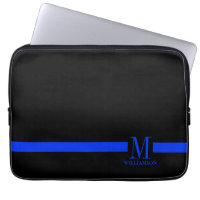 Thin Blue Line Custom Monogram