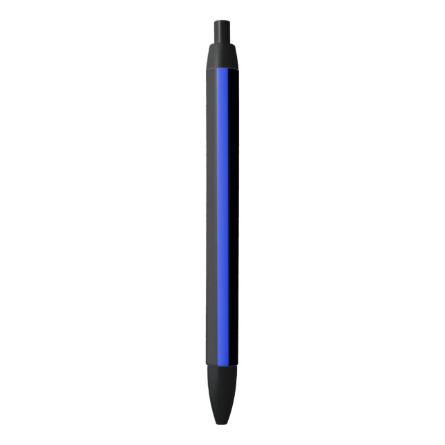 “THIN BLUE LINE” (customizable) Blue Ink Pen (Front Vertical)