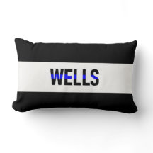 Thin Blue Line Customized Pillow! Law Enforcement