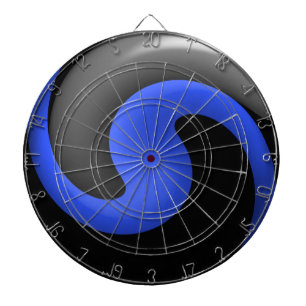 Thin Blue Line Dartboard