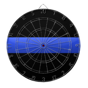 Thin Blue Line Dartboard