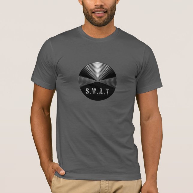 Thin Blue Line Div. Symbol - SWAT T-Shirt (Front)
