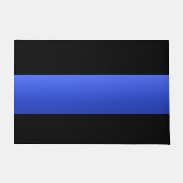Thin Blue Line Doormat (Front)