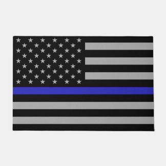 Thin Blue Line Doormat