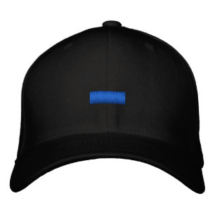 Thin Blue Line Embroidered Hat