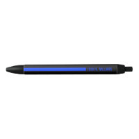Thin Blue Line Ending With Custom Name or Text