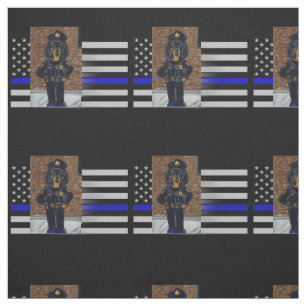 THIN BLUE LINE FABRIC
