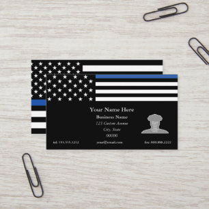 Thin Blue Line Flag Business Card