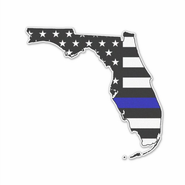 Thin Blue Line Flag Florida (Front)
