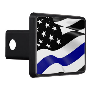 Thin Blue Line Flag Hitch Cover