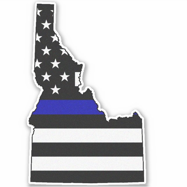 Thin Blue Line Flag Idaho (Front)