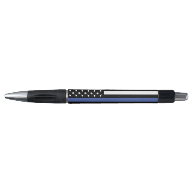 Thin Blue Line Flag Law Enforcement Pen (Front)