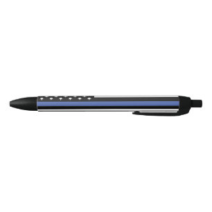 Thin Blue Line Flag Law Enforcement Pen